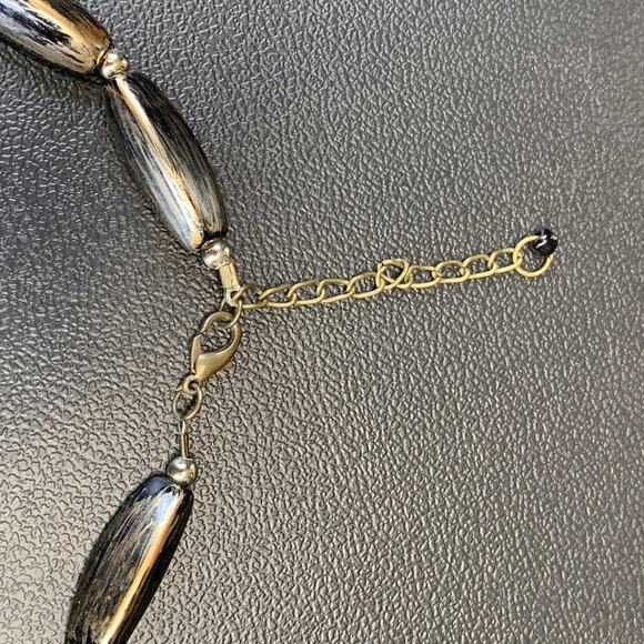 Murano Glass Beaded Statement Necklace Vintage Boho 22" - Picture 6 of 7